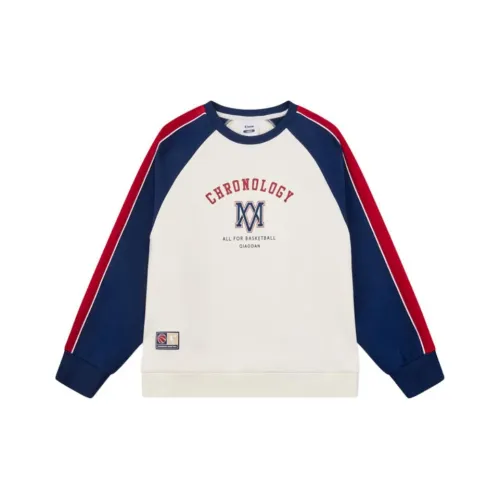 QIAODAN Толстовка Azure Canopy Белый с Красной Глазурью Подкладочная ткань Подростки