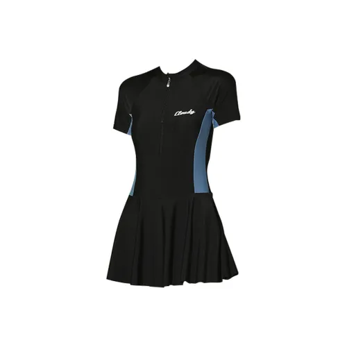 HAOZHILANG Черный Женские Купальники One Piece