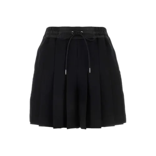 sacai Черная Женская Повседневная Короткая Юбка
