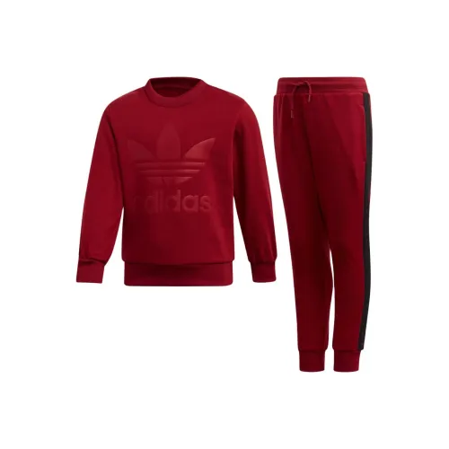 Adidas Originals Повседневная спортивная одежда Красный для детей 3-7 лет