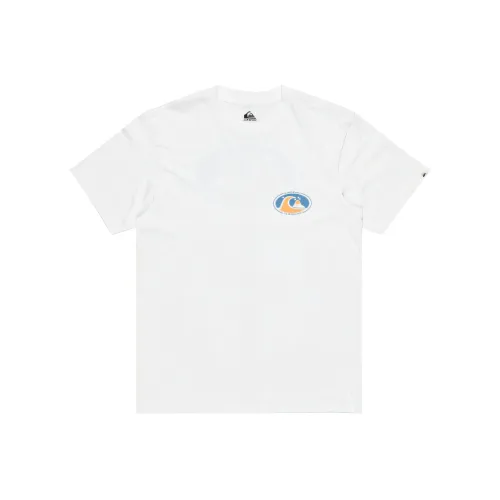 Quiksilver Белая Мужская Футболка