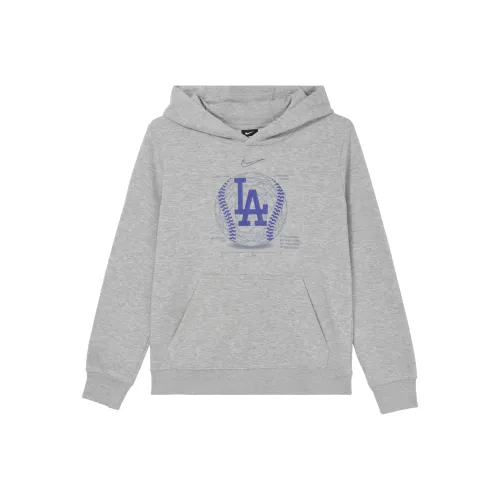 NIKE Светло-серый Школьный возраст Свитшоты