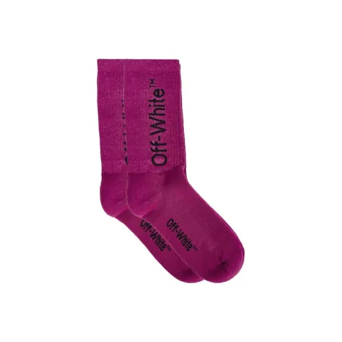 Off Белый FW21 1 шт Фиолетовый Kids Носки