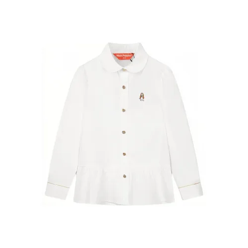 Hush Puppies Рубашка Натуральный Белый Детский