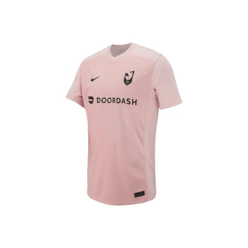 nike Angel City FC 2024 Stadium Вторичный T-рубашка Розовая Детская