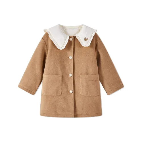 Disney Kids Хаки Шерстяное пальто