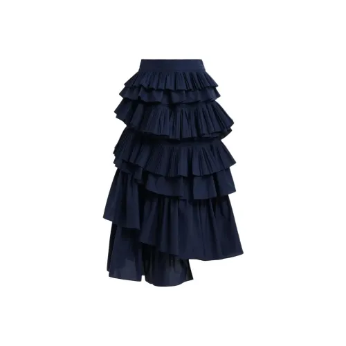 ESSENTIEL ANTWERP Повседневный Длинный Юбка Женская Темно-синий