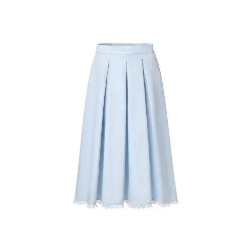 TAMMY TANGS Повседневная длинная юбка женская синяя