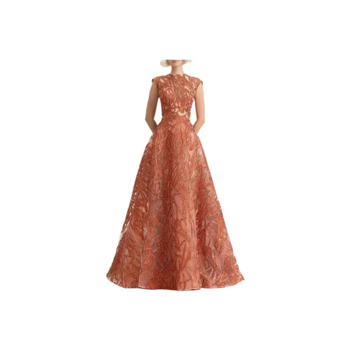 Gemy Maalouf Red Copper Женские вечерние платья