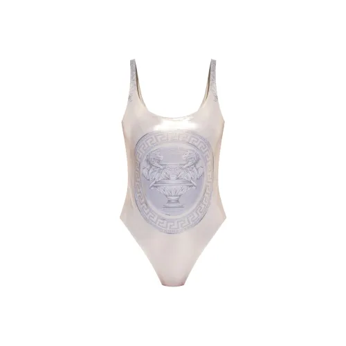 VERSACE FW24 One-piece Swimsuit Women's Beige