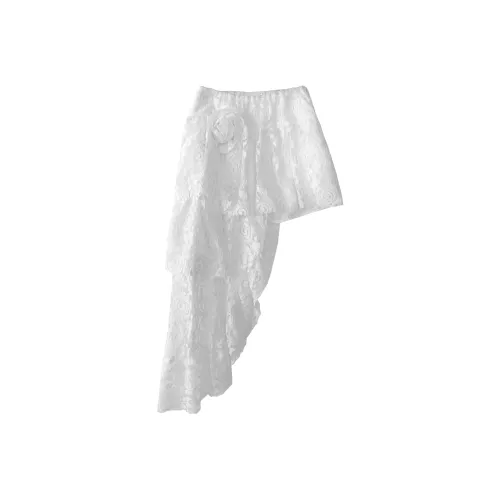 CANTALOVE Повседневный Длинный Юбка Женская Белая