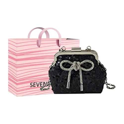 SEVENMOONS Блестки Сумка через плечо Женская Серебряная Черная Розовая Золотая