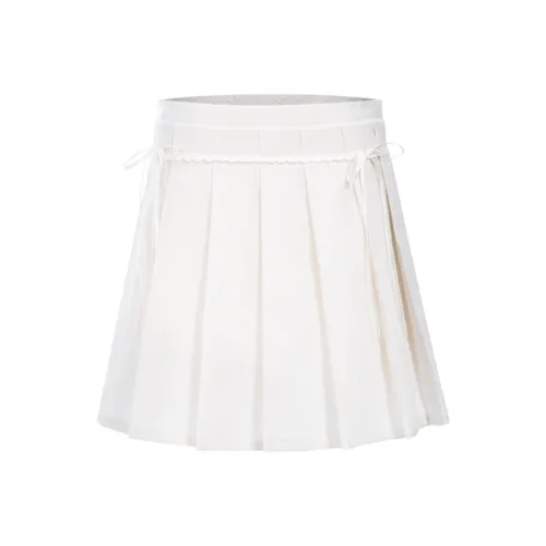 Date on Sunday Повседневные короткие юбки Женские Экрю