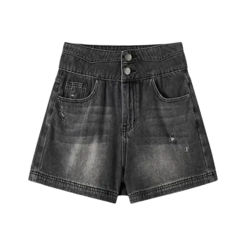 EICHITOO Джинсовые шорты Женские Темно-серый