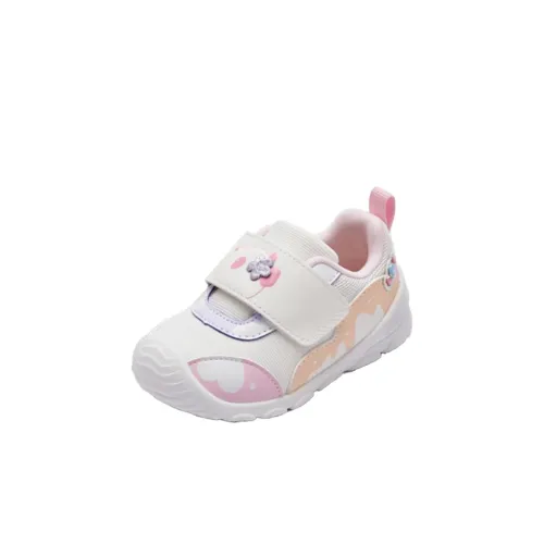 BALABALA ACCOMPANY GROWTH Slip-resistant Abrasion-resistant Низкий топ Обувь для малышей Розовый Белый Для новорожденных и малышей