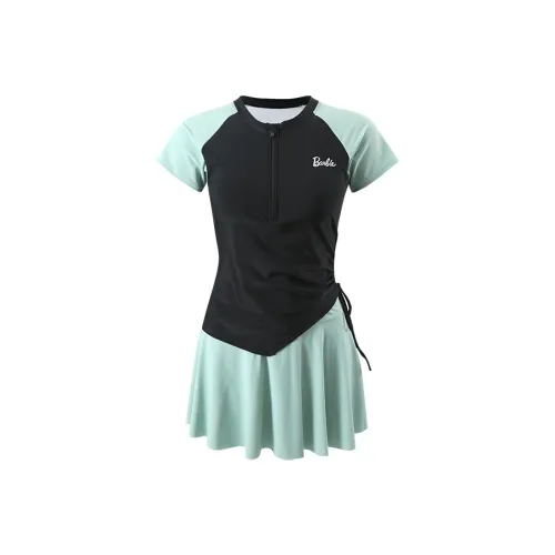 Барби Двухкомпонентный Купальник Женский Зеленый