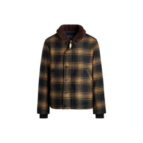 MANIFATTURA CECCARELLI CAMEL Мужские Куртки