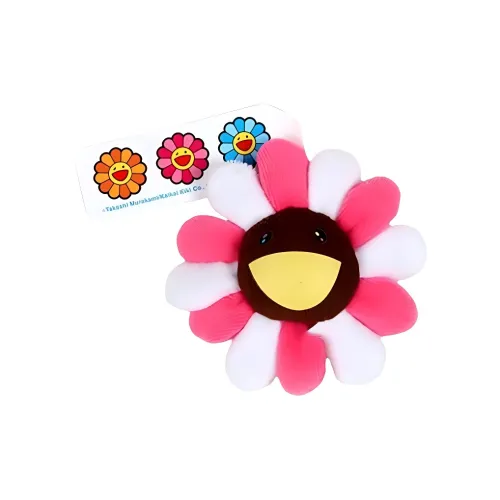 Murakami Takashi Подсолнух Розово-белый Куклы Плюшевый Подвеска Трубы Высокие