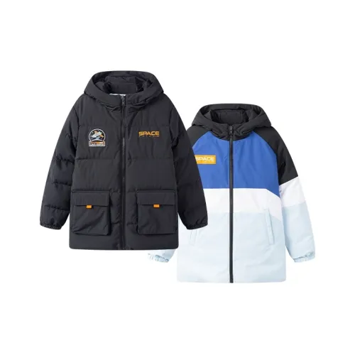 361°KIDS Down Jacket Classic Black Smart Blue Teenagers