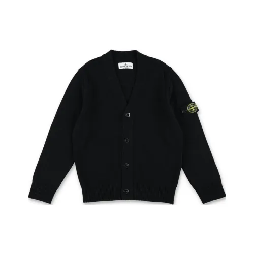STONE ISLAND Черный Kids Свитеры