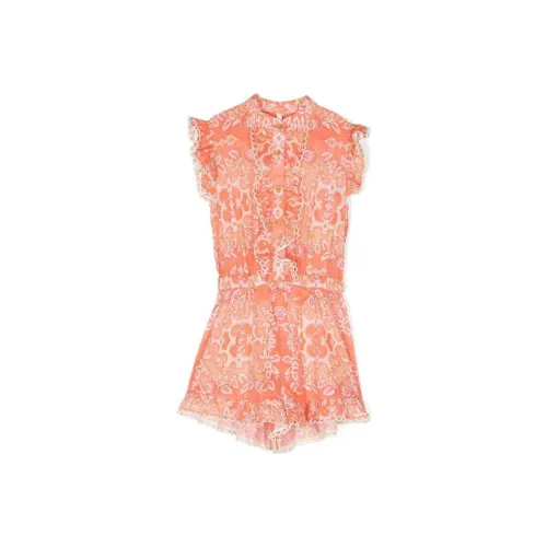 Zimmermann Оранжево-красные Платья для детей