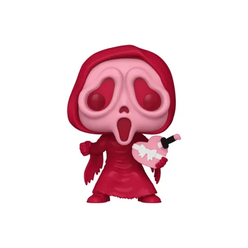 Funko В ужасе кричащий Призрачное лицо с сердцем в форме коробки. Фигурки в стиле Chibi