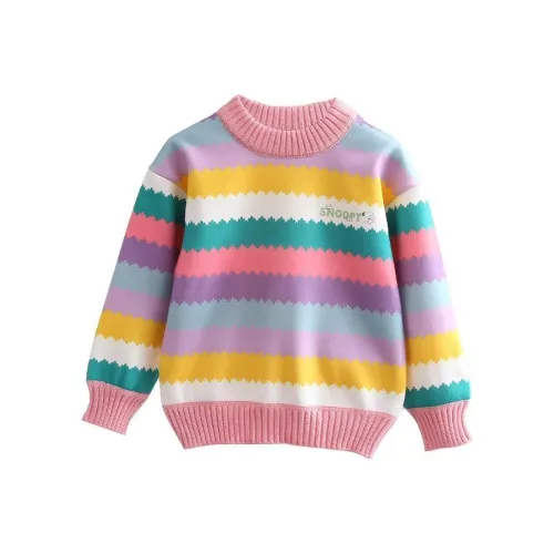 SNOOPY Свитер 7 Цвет Полосы Детский