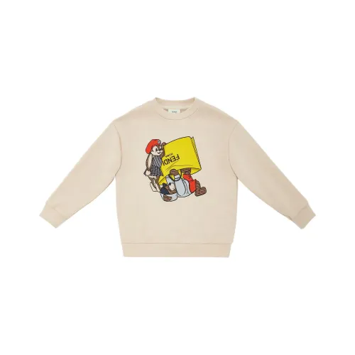 FENDI Свитшот SS24 Бежевый Детский