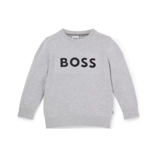 HUGO BOSS Серый Kids Свитеры