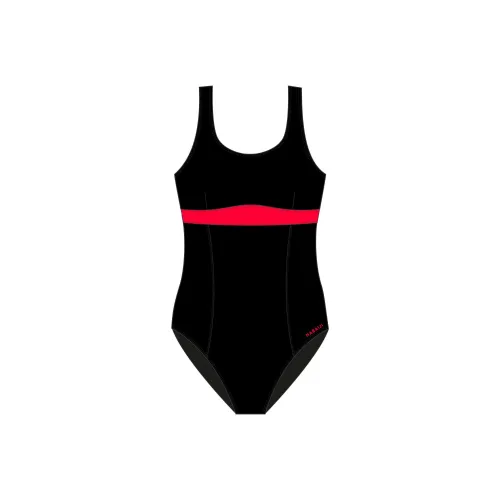 DECATHLON Romane One-piece Swimsuit Women's Black