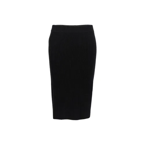 PINKO Повседневный Длинный Юбка Женские Черный