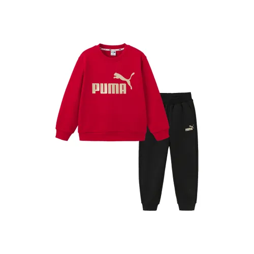 PUMA Повседневная спортивная одежда Sportstyle Series Красный черный Тон Детский