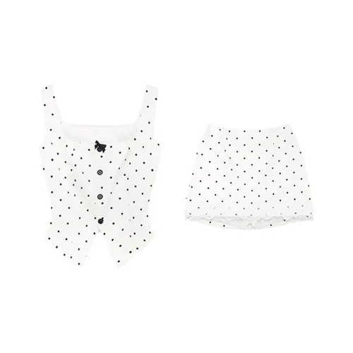 SCCREBEL OFFICIAL Комплект с юбкой Женская Белая