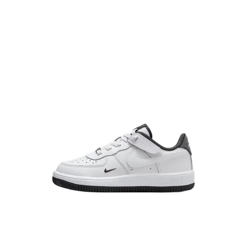 Nike Force 1 Low LV8 EasyOn Детские Скейтбординги Низкий Топ Белый Пре-Школа