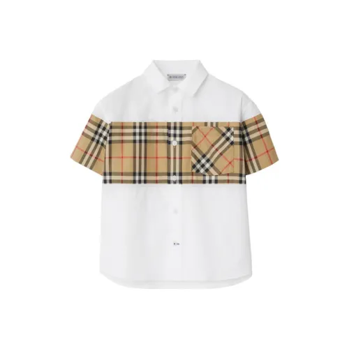 Burberry Рубашка FW23 Бежевый Детский