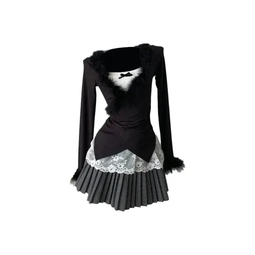 Nooidea Official Комплект с юбкой Женские Черный