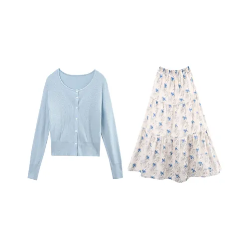 Комплект с юбкой A Paradise For Awakening женский синий