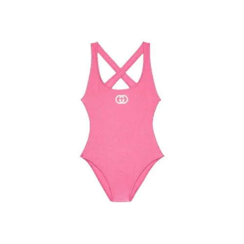 GUCCI Ван-Пис Купальник Женский Розовый