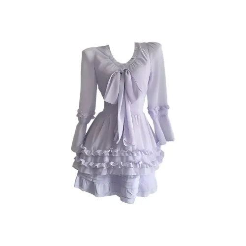 ONE PASS STUDIO Комплект с юбкой Женские Фиолетовый