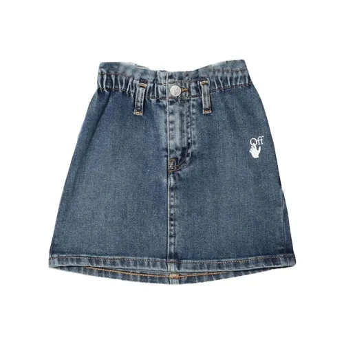 Off Белый FW21 Синий Kids Юбки