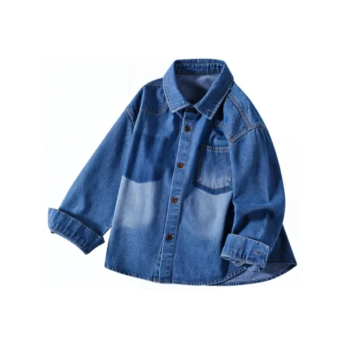 Disney Детский топ джинсового синего цвета для малышей