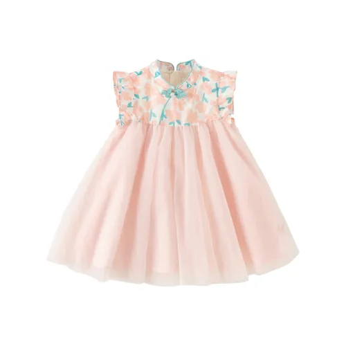 DAVE&BELLA From the Eastern Series Цветочный принт Детские Платья