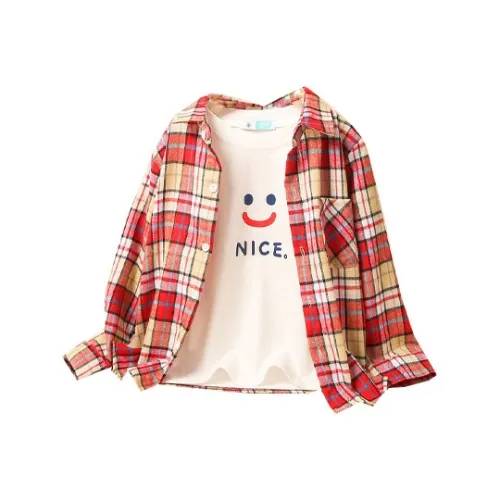 October Mommy Комплект рубашек подходящий комплект 2 предмета детский