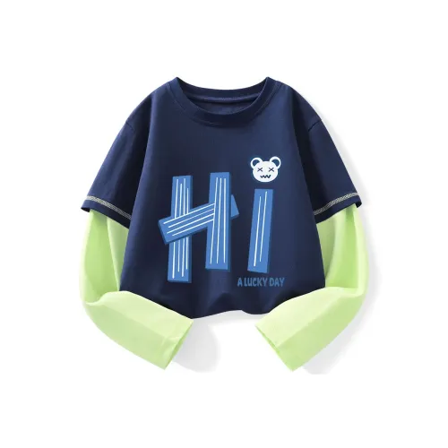 La Chapelle T-Shirt Royal Blue Teenagers