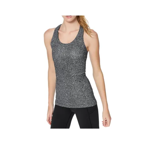 lululemon Cool Racerback Спортивные жилеты Женские Черный Белый Снежинка