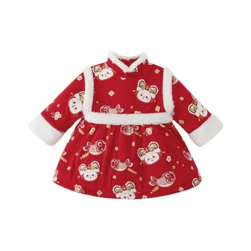 JELLYBABY Детское платье красное для малышей
