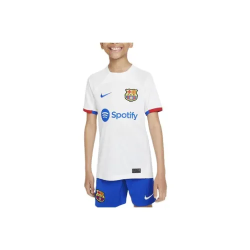Nike T-Shirt FC Barcelona 2023 24 Stadium Away White Children's