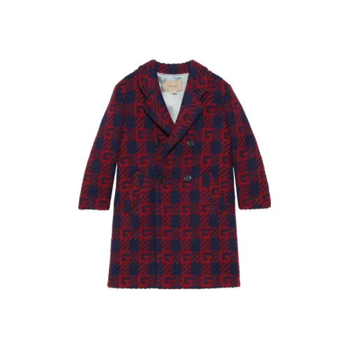 GUCCI Многоцветное Kids Шерстяное пальто