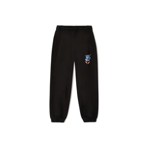 Off Белый черный Kids Спортивные брюки