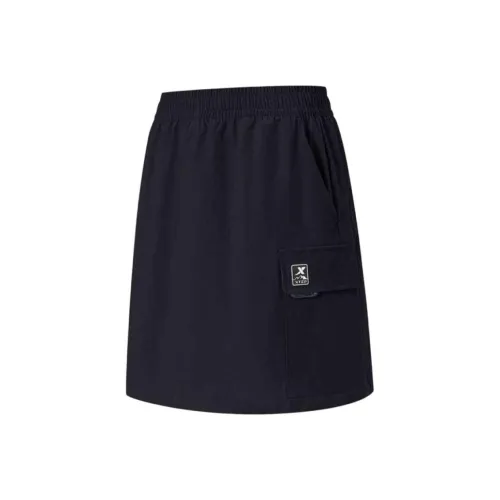 XTEP Sports Life Collection Глубокий черный Женские Повседневные длинные юбки